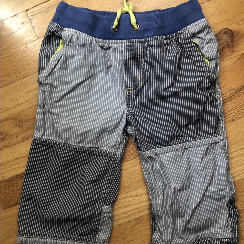 Mini Boden Size 8 Striped Patchwork Shorts